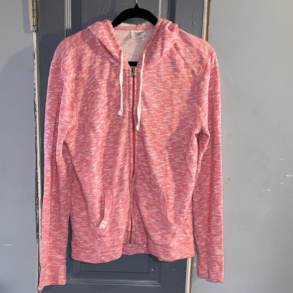 Women's Pink Hooded Sweater
